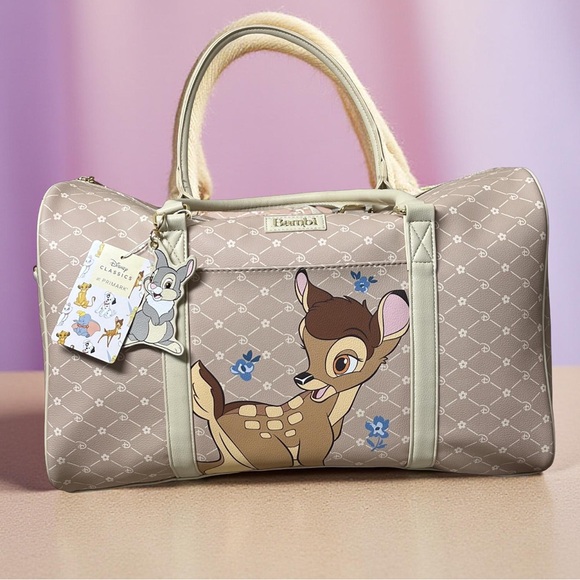 Disney Bambi NWT Travel Bag, Beige, great Diaper Bag, 18 x 12 x 8, soft! - Picture 14 of 14